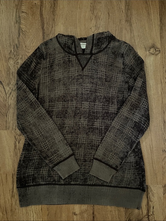 Ruff Hewn Tops - Ruff Hewn Hooded Patterned Pullover
